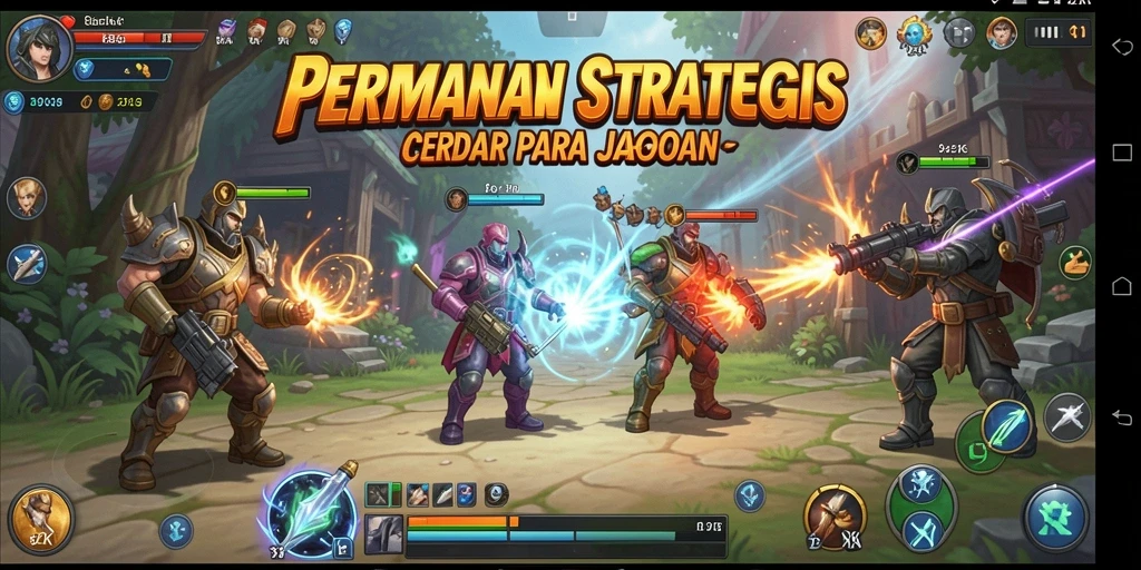 Tampilan utama gameplay <strong>8ZK</strong> dengan strategi yang mendebarkan.