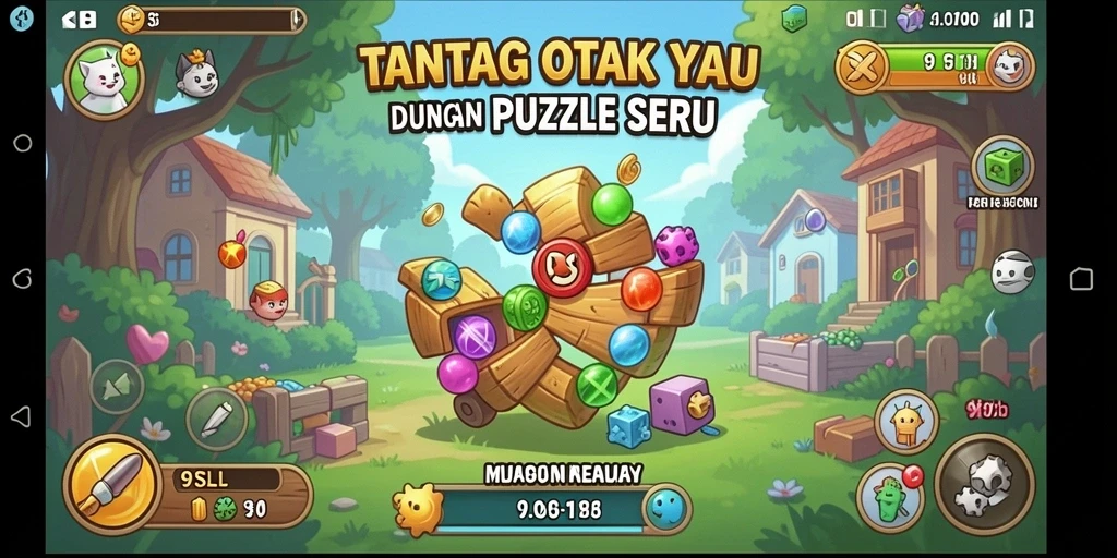 Gameplay puzzle menantang di 9SL yang menarik dan interaktif.