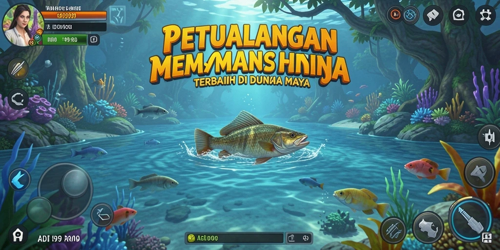 Tangkapan ikan besar dalam gameplay ADI99 yang menegangkan.