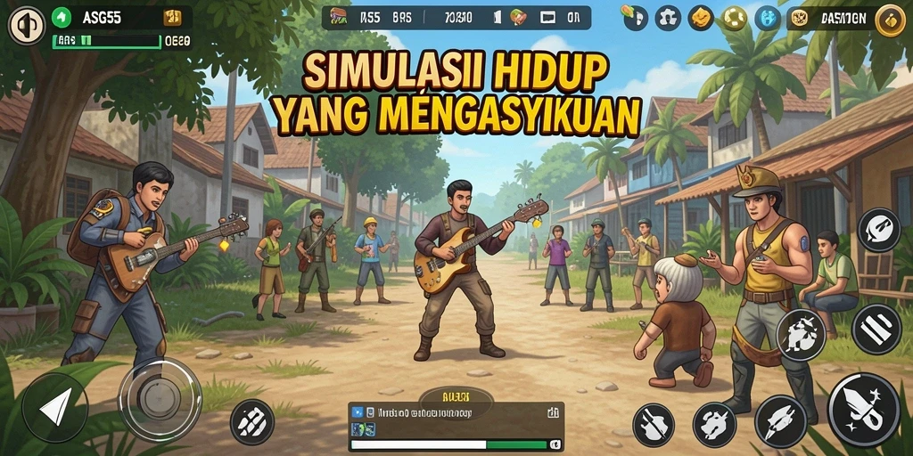 Tampilan gameplay menarik dari ASG55 yang memukau.