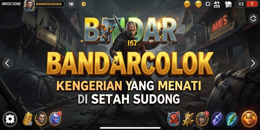 Gameplay menyeramkan BANDARCOLOK penuh dengan momen menegangkan.