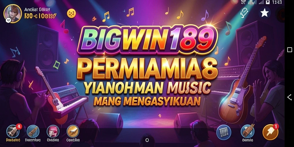 Tampilan gameplay menarik di BIGWIN189 dengan berbagai pilihan lagu.
