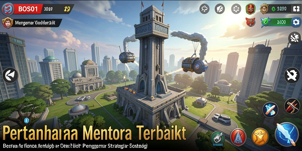 Gameplay menarik dari BOS01 dalam genre Tower Defense.