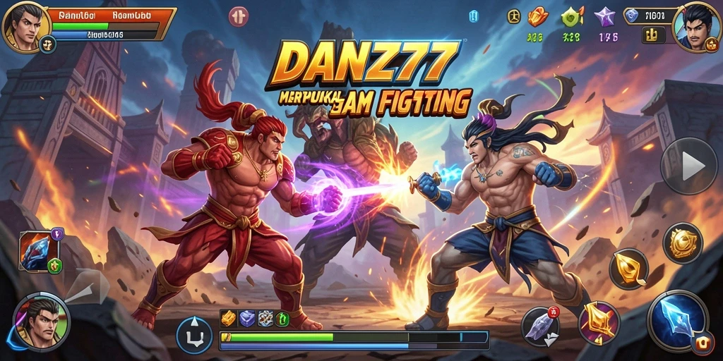 Gameplay seru dalam pertarungan intens di DAN777.