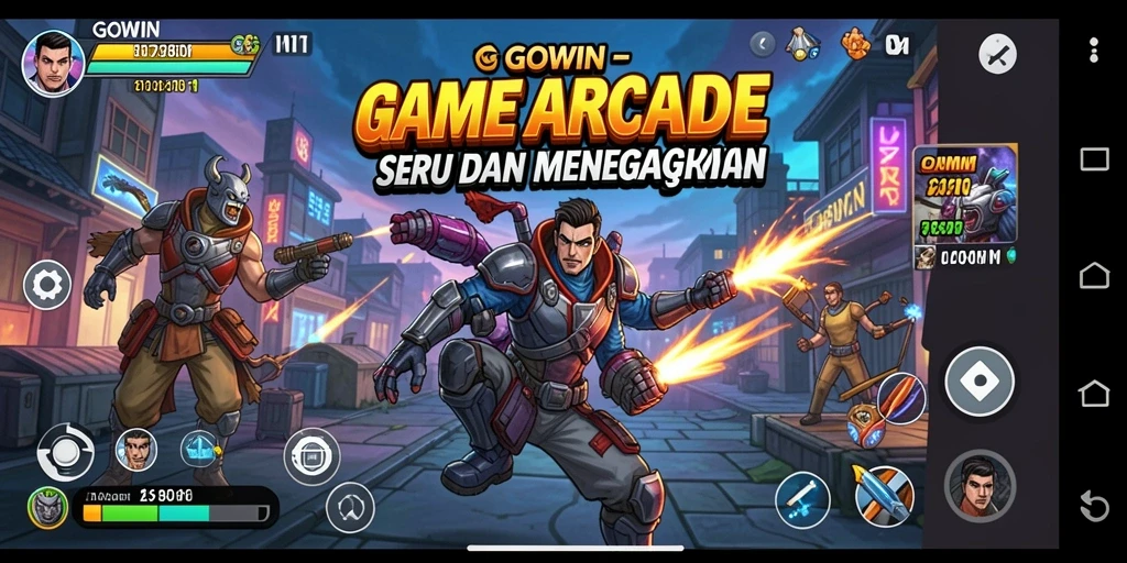 Tangkapan layar gameplay GOWIN yang menarik dan seru di kategori Arcade.