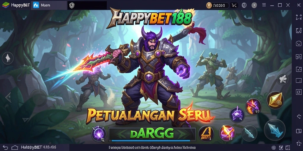Tampilan menakjubkan dari gameplay ARPG di HAPPYBET188.