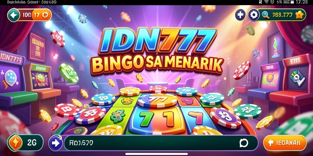 Tampilan gameplay seru permainan Bingo di IDN777.