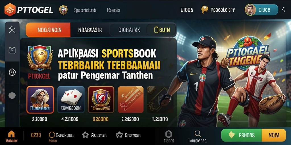 Screenshot utama PTTOGEL menampilkan aksi taruhan olahraga yang seru.