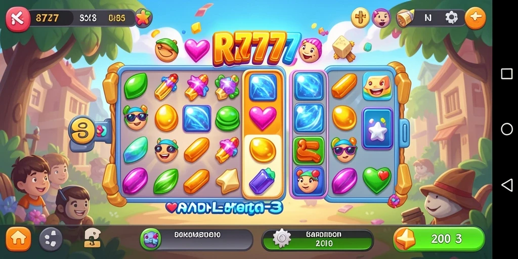 Menampilkan gameplay seru dan penuh warna dari RR777.