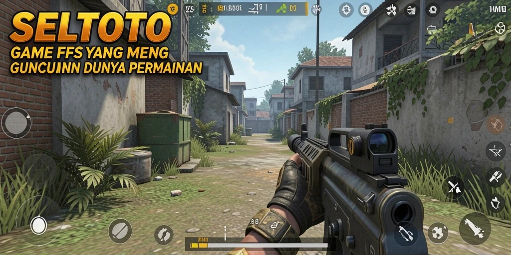 Screenshot tampilan gameplay intens di SELTOTO dengan aksi tembak-menembak.