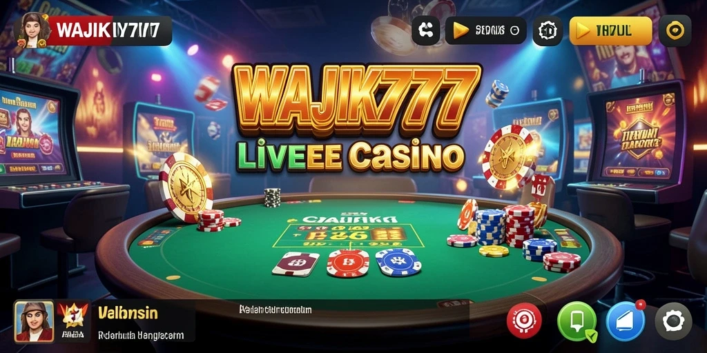 Tampilan Gameplay Menarik dari WAJIK777 di Live Casino.